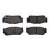 105.09541 by CENTRIC - Posi Quiet Ceramic Brake Pads with Shims and Hardware
