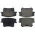 105.10570 by CENTRIC - Posi Quiet Ceramic Brake Pads with Shims and Hardware