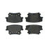 105.10571 by CENTRIC - Posi Quiet Ceramic Brake Pads with Shims and Hardware