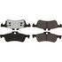 105.106 by CENTRIC - Posi Quiet Ceramic Brake Pads with Shims and Hardware