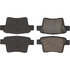 105.10710 by CENTRIC - Posi Quiet Ceramic Brake Pads with Shims and Hardware