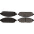 105.10800 by CENTRIC - Posi Quiet Ceramic Brake Pads with Shims and Hardware