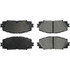 105.11840 by CENTRIC - Posi Quiet Ceramic Brake Pads with Shims and Hardware