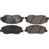 105.12020 by CENTRIC - Posi Quiet Ceramic Brake Pads with Shims and Hardware