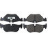 105.12670 by CENTRIC - Posi Quiet Ceramic Brake Pads with Shims and Hardware