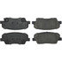 105.12843 by CENTRIC - Posi Quiet Ceramic Brake Pads with Shims