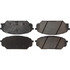 105.1301 by CENTRIC - Posi Quiet Ceramic Brake Pads with Shims and Hardware