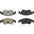 105.13221 by CENTRIC - Posi Quiet Ceramic Brake Pads with Shims and Hardware
