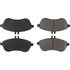 105.13400 by CENTRIC - Posi Quiet Ceramic Brake Pads with Shims and Hardware