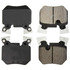 105.13720 by CENTRIC - Posi Quiet Ceramic Brake Pads with Shims and Hardware