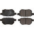 105.14230 by CENTRIC - Posi Quiet Ceramic Brake Pads with Shims and Hardware