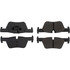 105.16130 by CENTRIC - Posi Quiet Ceramic Brake Pads with Shims and Hardware