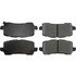 105.16980 by CENTRIC - Posi Quiet Ceramic Brake Pads with Shims and Hardware