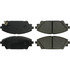 105.17280 by CENTRIC - Posi Quiet Ceramic Brake Pads with Shims and Hardware