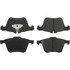 105.17510 by CENTRIC - Posi Quiet Ceramic Brake Pads with Shims and Hardware