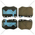 105.17960 by CENTRIC - Posi Quiet Ceramic Brake Pads with Shims and Hardware