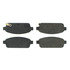 102.14680 by CENTRIC - C-Tek Semi-Metallic Brake Pads with Shims