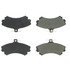 102.14940 by CENTRIC - C-Tek Semi-Metallic Brake Pads with Shims