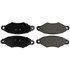 102.14990 by CENTRIC - C-Tek Semi-Metallic Brake Pads with Shims