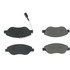 102.15360 by CENTRIC - C-Tek Semi-Metallic Brake Pads with Shims