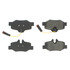 102.16150 by CENTRIC - C-Tek Semi-Metallic Brake Pads with Shims