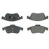 102.16270 by CENTRIC - C-Tek Semi-Metallic Brake Pads with Shims