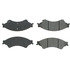 102.16760 by CENTRIC - C-Tek Semi-Metallic Brake Pads with Shims