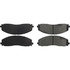 102.16800 by CENTRIC - C-Tek Semi-Metallic Brake Pads with Shims