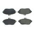 102.16940 by CENTRIC - C-Tek Semi-Metallic Brake Pads with Shims