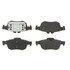 102.17570 by CENTRIC - C-Tek Semi-Metallic Brake Pads with Shims