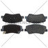 102.19880 by CENTRIC - C-Tek Semi-Metallic Brake Pads with Shims