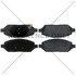 102.20240 by CENTRIC - C-Tek Semi-Metallic Brake Pads with Shims