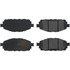 102.20060 by CENTRIC - C-Tek Semi-Metallic Brake Pads with Shims