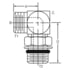 Dayco 146255 Hydraulic Coupling / Adapter 08OM-06OR90