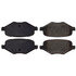 103.13770 by CENTRIC - C-Tek Ceramic Brake Pads with Shims