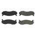 102.07880 by CENTRIC - C-Tek Semi-Metallic Brake Pads with Shims