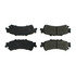 102.07920 by CENTRIC - C-Tek Semi-Metallic Brake Pads with Shims