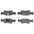 102.07960 by CENTRIC - C-Tek Semi-Metallic Brake Pads with Shims