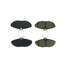 102.08060 by CENTRIC - C-Tek Semi-Metallic Brake Pads with Shims