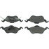 102.08160 by CENTRIC - C-Tek Semi-Metallic Brake Pads with Shims