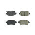 102.08220 by CENTRIC - C-Tek Semi-Metallic Brake Pads with Shims