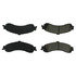 102.08340 by CENTRIC - C-Tek Semi-Metallic Brake Pads with Shims