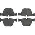 102.09192 by CENTRIC - C-Tek Semi-Metallic Brake Pads with Shims