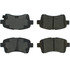 102.09370 by CENTRIC - C-Tek Semi-Metallic Brake Pads with Shims