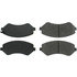 102.08560 by CENTRIC - C-Tek Semi-Metallic Brake Pads with Shims