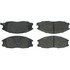 102.08640 by CENTRIC - C-Tek Semi-Metallic Brake Pads with Shims