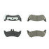 102.08750 by CENTRIC - C-Tek Semi-Metallic Brake Pads with Shims