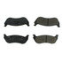 102.08810 by CENTRIC - C-Tek Semi-Metallic Brake Pads with Shims