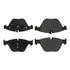 102.09180 by CENTRIC - C-Tek Semi-Metallic Brake Pads with Shims