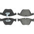 102.09181 by CENTRIC - C-Tek Semi-Metallic Brake Pads with Shims